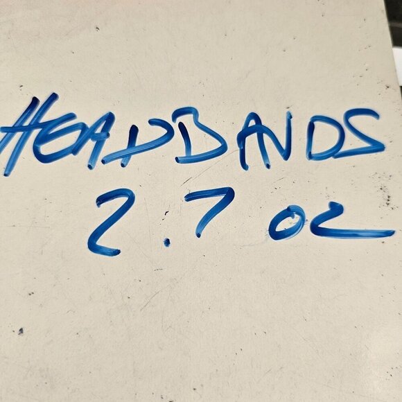 2 Hand-Knit Wide Bow Headbands Baby Girl White Hot Pink - Picture 5 of 5